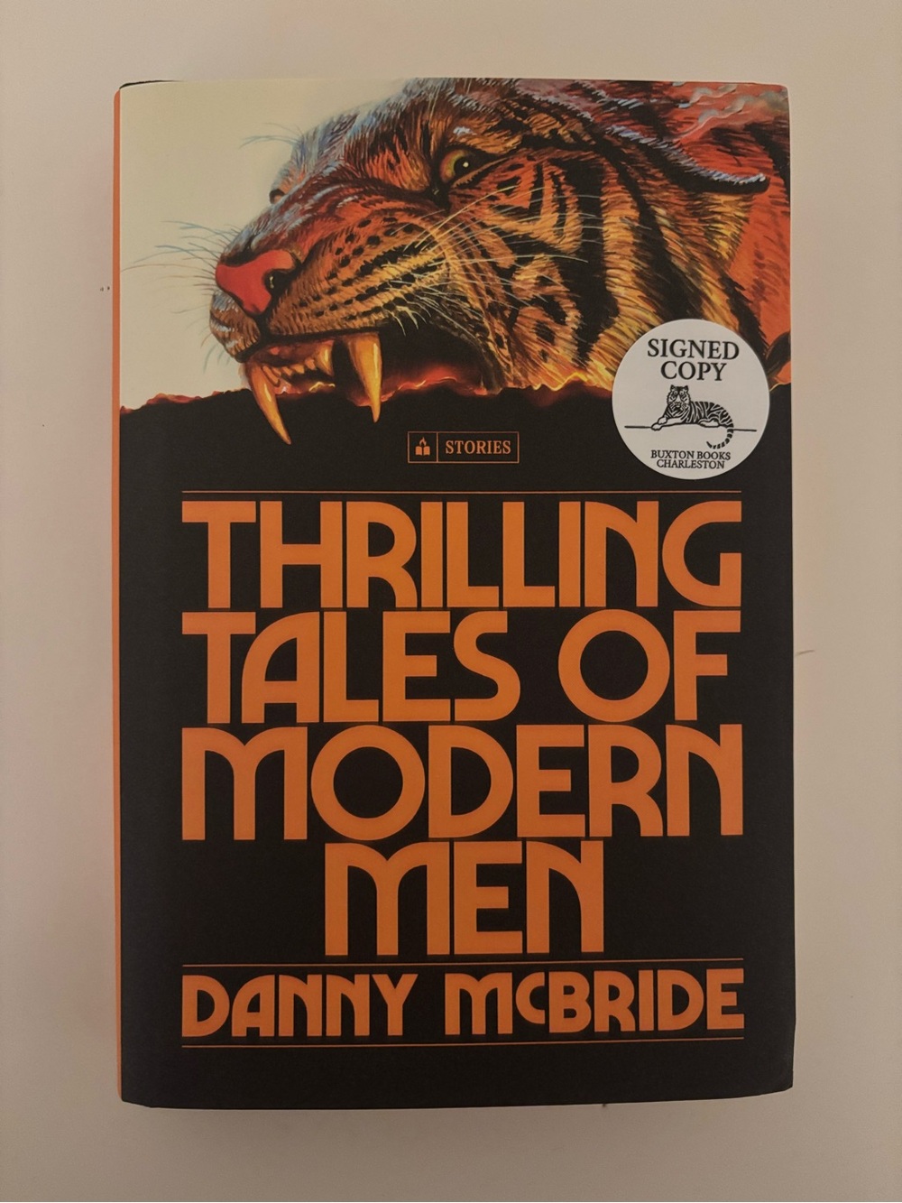 SIGNED Thrilling Tales of Modern Men by Danny McBride NWT Righteous Gemstones